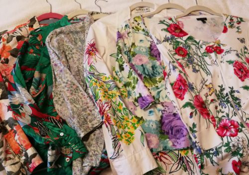 Floral-themed clothing